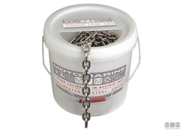 RVS Gecertificeerde Ketting 10mm x 50mt DIN 766 - Afbeelding 3