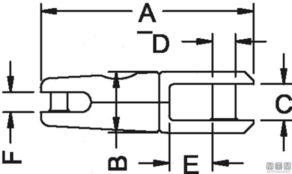 Ankerconnector Kong voor 12/14 ketting 9500 kg - Afbeelding 2