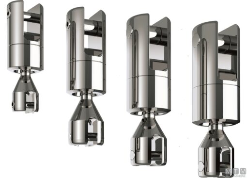 Rvs Wartel Olympic voor 8-10mm ketting