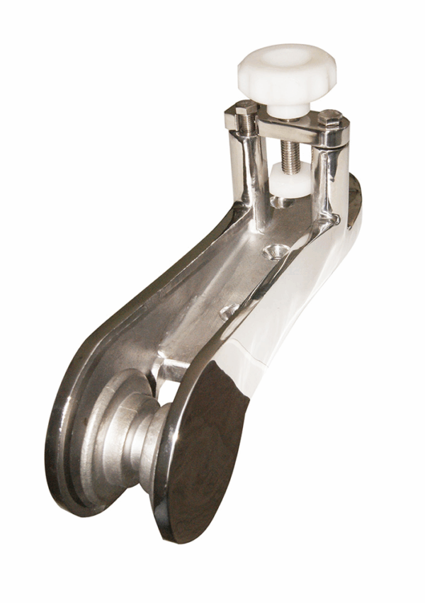 Boegroller met Lock 335mm Roestvrij staal - Afbeelding 2