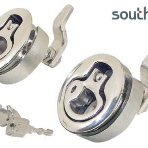 Southco Roestvrijstalen Flush Pull Lock M1-20 met sleutel