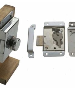 Deurslot met knop 98 x 58 x H20 mm
