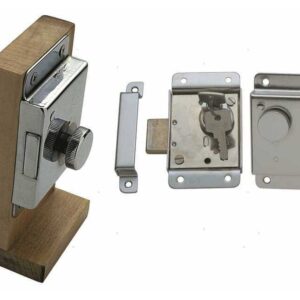 Deurslot met knop 98 x 58 x H20 mm