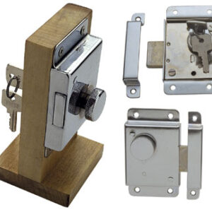 Deurslot met knop 98 x 58 x H25 mm