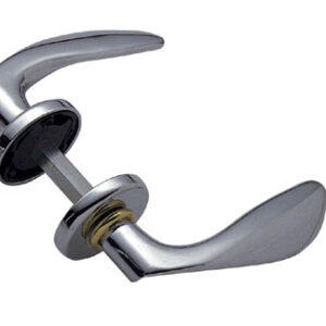 Verchroomde Messing Deurgrepen 123x55mm
