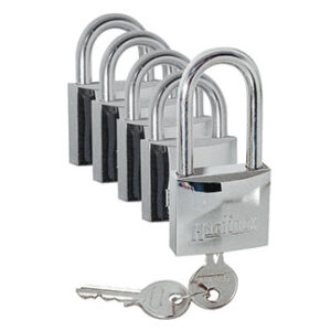 Hangslot Set 4+1 Hardinox Master Sleutel