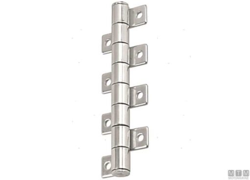 Rvs wrijvingsscharnier 123 x 28.5mm