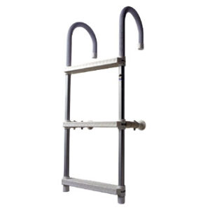 Aluminium opvouwbare ladder met 4 treden 37 x H119cm
