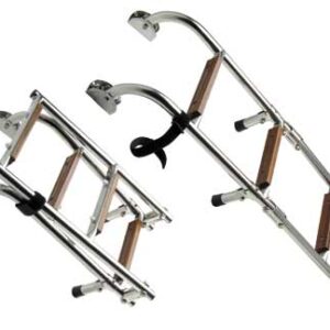 Standaard opvouwbare ladder 4 houten treden 88x24cm