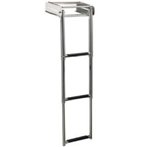 In Cage Slim Inklapbare Telescoop Ladders 4 Treden