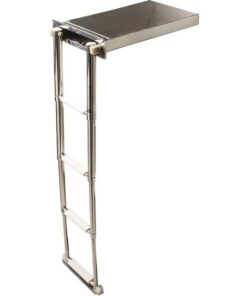 Rvs Ingebouwde Ladder 3 treden 87 x 25cm