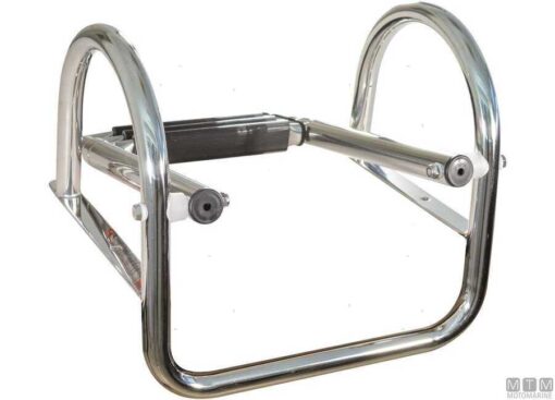 Rvs telescopische ladder 4 treden 26 x H115cm - Afbeelding 3