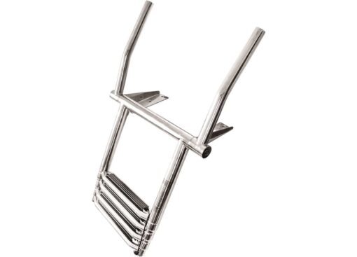 Vouwbare Reling Telescopische Ladder 4 Treden - Afbeelding 3