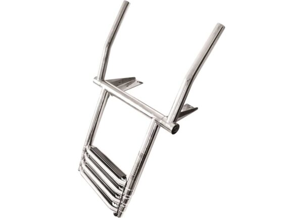 Vouwbare Reling Telescopische Ladder 4 Treden - Afbeelding 3