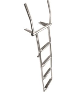 Vouwbare Reling Telescopische Ladder 4 Treden