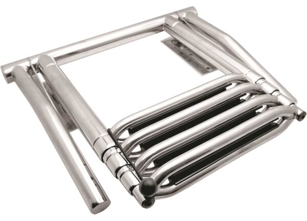 Vouwbare Reling Telescopische Ladder 4 Treden - Afbeelding 2