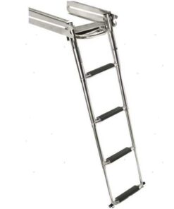 Rvs Ladder 4 Treden H115cm met Slider