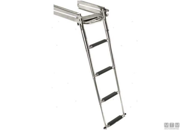 Rvs Ladder 4 Treden H88cm met Slider
