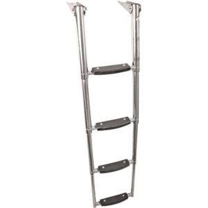 Telescopische Ladder 3 treden voor Platform ( 25 x H87,5cm)