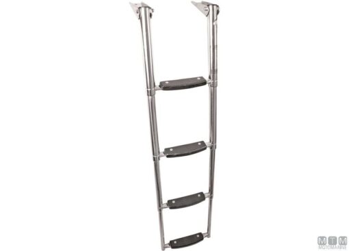 Telescopische Ladder 3 treden voor Platform ( 25 x H87,5cm)