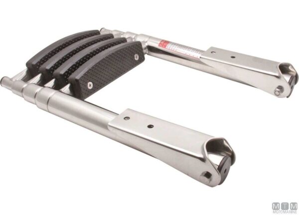 Telescopische Ladder 3 treden voor Platform ( 25 x H87,5cm) - Afbeelding 2