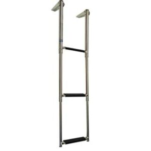 Roestvrijstalen Telescopische Ladders 4 treden 20 x H115cm