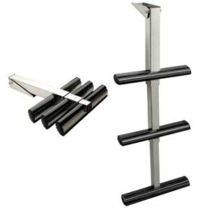 Roestvrijstalen (Enkele Schacht) Telescopische Ladder 4 Treden 34 x H112cm