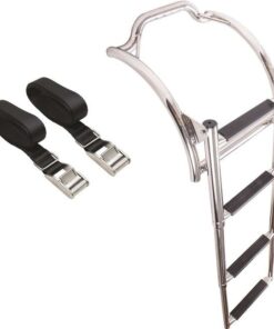 Gebogen ladders 4 treden voor opblaasbare boten
