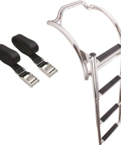 Gebogen ladders 3 treden voor opblaasboten