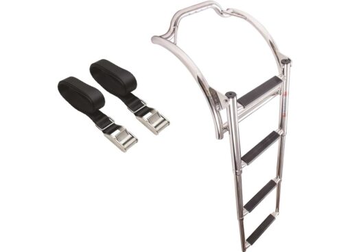 Gebogen ladders 3 treden voor opblaasboten
