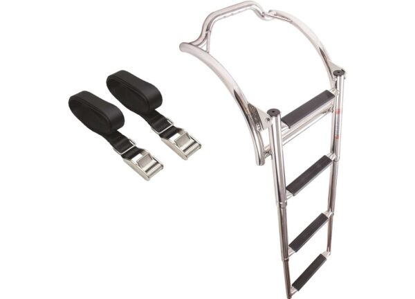 Gebogen ladders 3 treden voor opblaasboten
