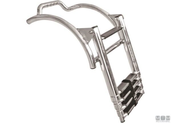 Gebogen ladders 4 treden voor opblaasbare boten - Afbeelding 4