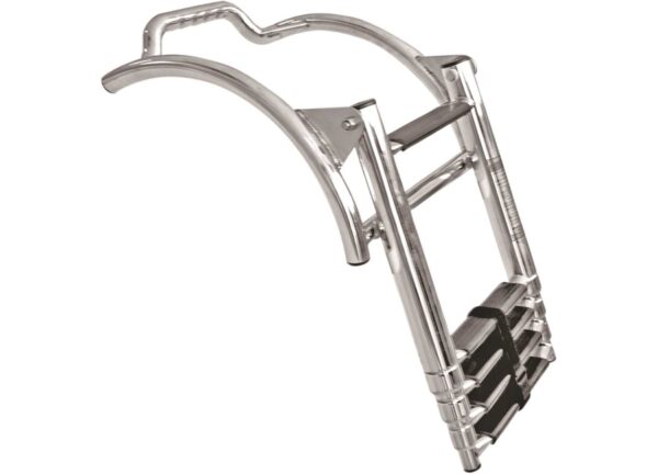 Gebogen ladders 3 treden voor opblaasboten - Afbeelding 4