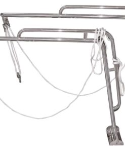 Set van RVS Draaibare Davits 125 kg