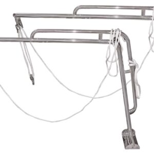 Set van RVS Draaibare Davits 125 kg