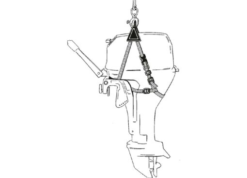 Buitenboord Caddy Harnas max 75kg - Afbeelding 2
