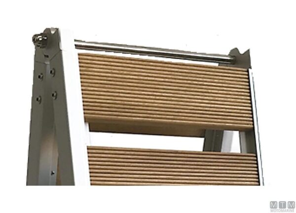 Aluminium en Houten Vouwgangpad 200 x 31 cm - Afbeelding 3