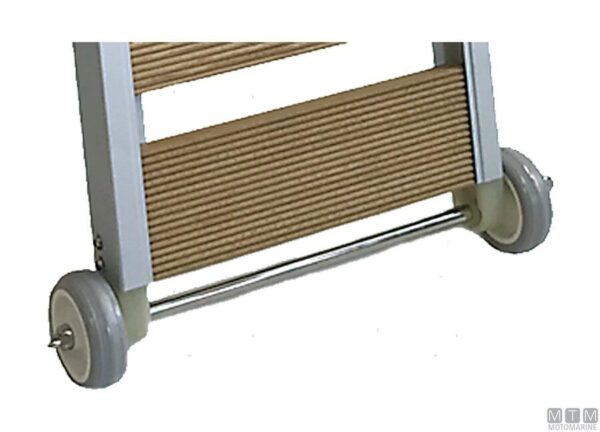Aluminium en Houten Vouwgangpad 200 x 31 cm - Afbeelding 4