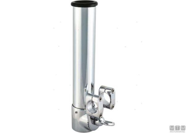 Verchroomde hengelhouder voor buis 40mm