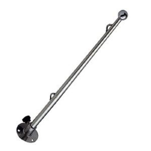 RVS Vlaggenmast met basis D25 H800mm