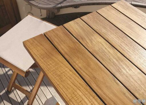 Teak Vouwtafel MB dubbele hoogte - Afbeelding 2