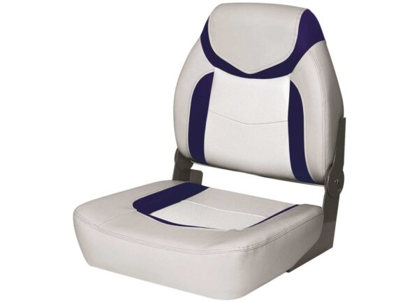 Maritieme Stoel Premium Vissen Wit 432x508x597mm - Afbeelding 2