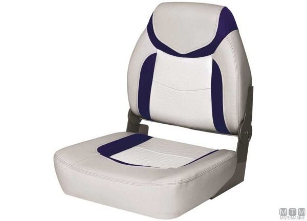 Maritieme Stoel Premium Vissen Blauw 432x508x597mm - Afbeelding 2