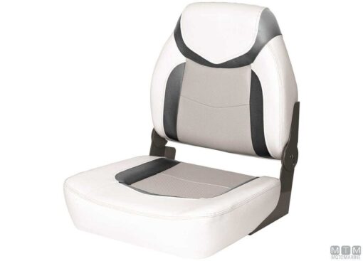 Maritieme Stoel Premium Vissen Grijs 432x508x597mm - Afbeelding 4