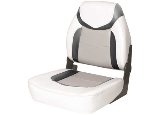 Maritieme Stoel Premium Vissen Wit 432x508x597mm - Afbeelding 4