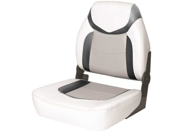 Maritieme Stoel Premium Vissen Wit 432x508x597mm - Afbeelding 4
