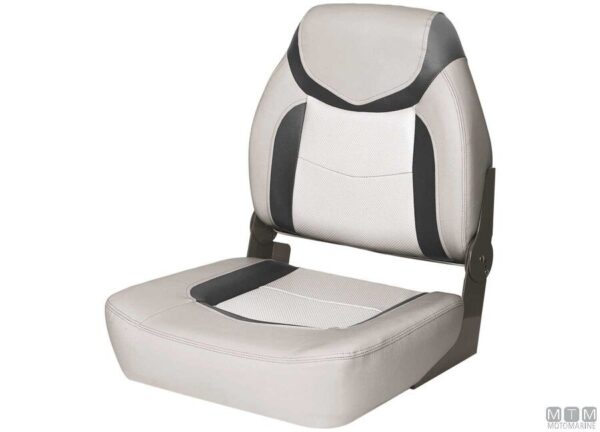 Maritieme Stoel Premium Vissen Grijs 432x508x597mm - Afbeelding 3