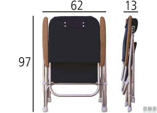 Opvouwbare stoel Marathon r120 Wit - Afbeelding 5