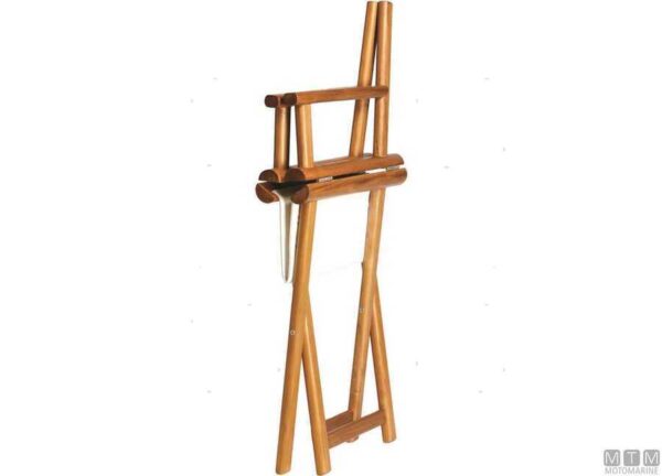 Teakhouten Stoel Grijs MB 52 x 48 x H90cm - Afbeelding 6
