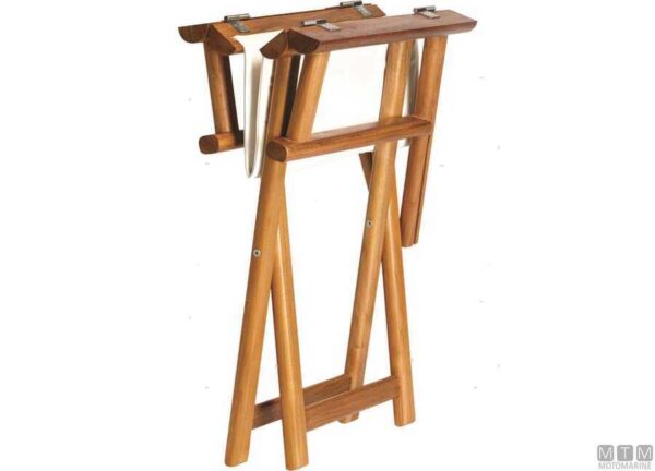 Teakhouten Stoel Grijs MB 52 x 48 x H90cm - Afbeelding 5